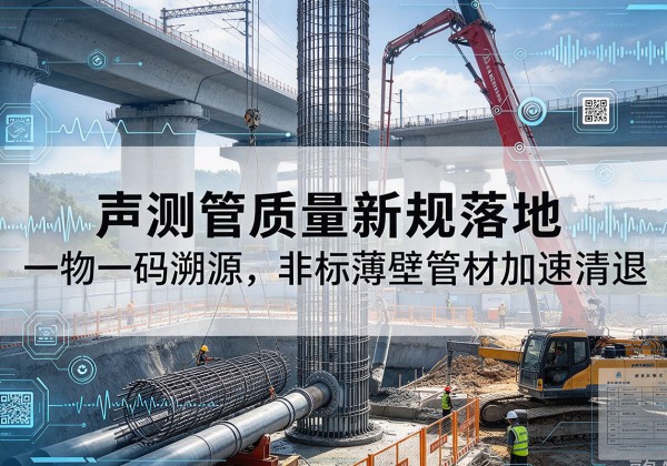和田声测管质量新规落地，一物一码溯源，非标薄壁管材加速清退